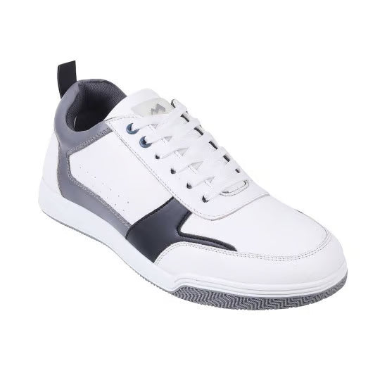 Men White-Grey Casual Sneakers