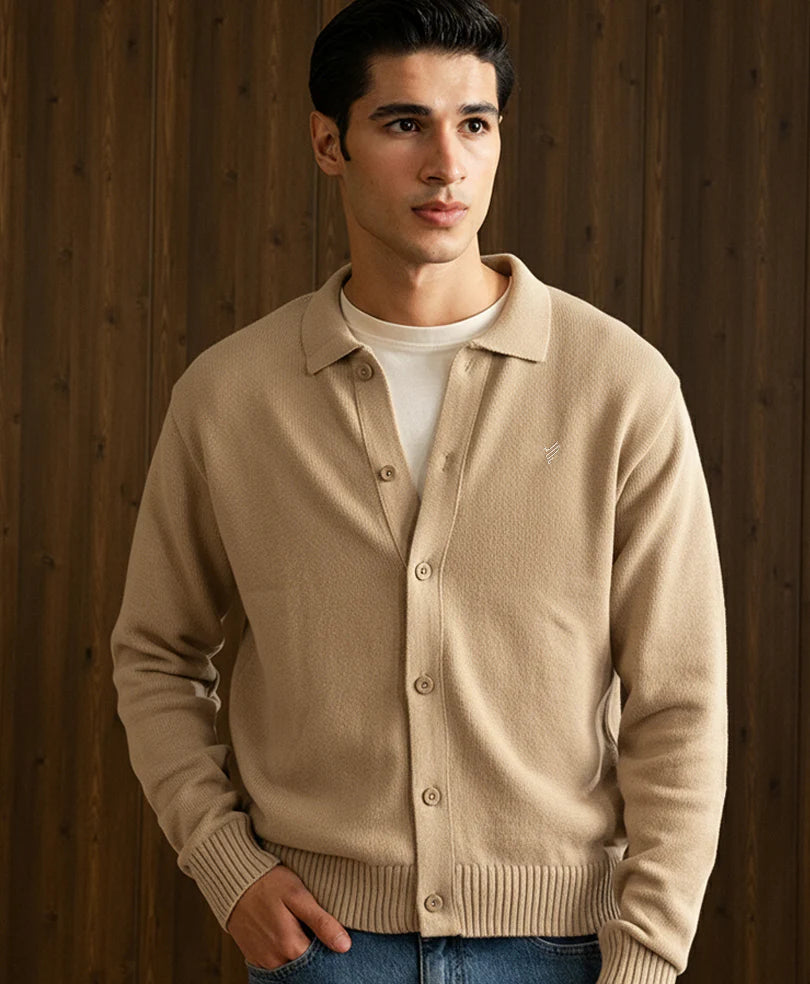 Stone POLO Cardigan